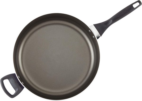Farberware Dishwasher Safe Nonstick Jumbo Cooker/Saute Pan with Helper Handle - 6 Quart, Black - Image 13