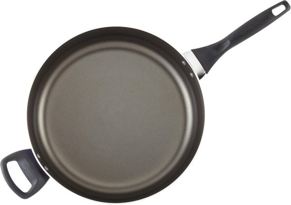 Farberware Dishwasher Safe Nonstick Jumbo Cooker/Saute Pan with Helper Handle - 6 Quart, Black - Image 7
