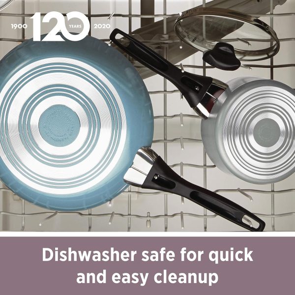 Farberware Dishwasher Safe Nonstick Jumbo Cooker/Saute Pan with Helper Handle - 6 Quart, Black - Image 8