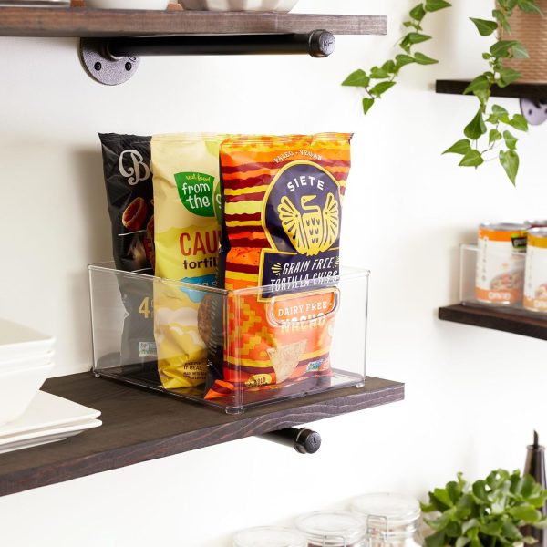 iDesign Recycled Plastic Extra-Large Bin with Easy to Grip Integrated Handles for Kitchen, Fridge, Freezer, Pantry and Cabinet Organization, The Linus Collection, 10” x 8” x 5 - Image 5