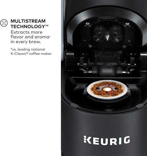 Keurig K-Supreme Single Serve K-Cup Pod Coffee Maker, MultiStream Technology, 4 Brew Sizes, 66oz Dual-Position Removable Reservoir, Black - Image 3