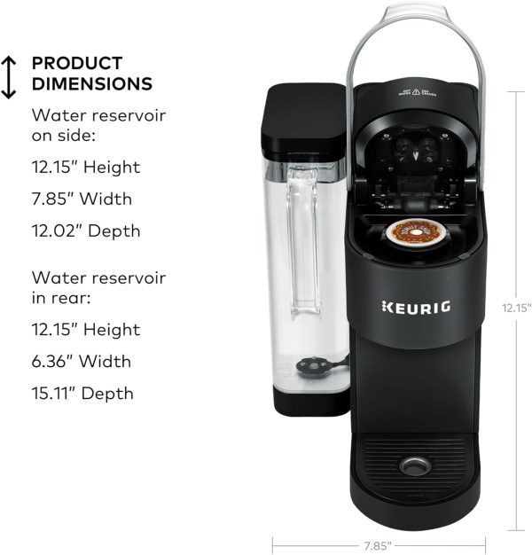 Keurig K-Supreme Single Serve K-Cup Pod Coffee Maker, MultiStream Technology, 4 Brew Sizes, 66oz Dual-Position Removable Reservoir, Black - Image 5